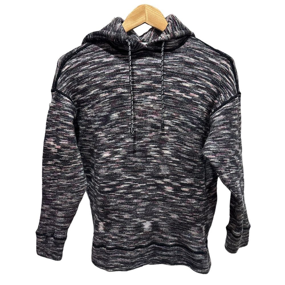 Missoni Women's Hooded Hoodie Sweatshirt Multicolor Wool Blend Knit Italy S euc